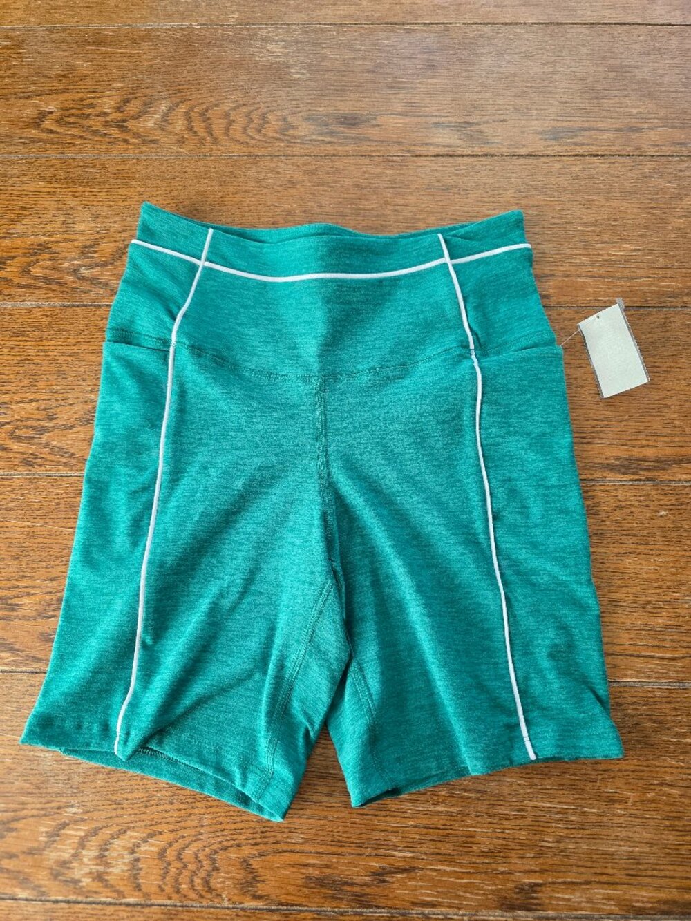 Athletic Works Heather Green Active Bike Shorts Size XS (0-2) - NWT